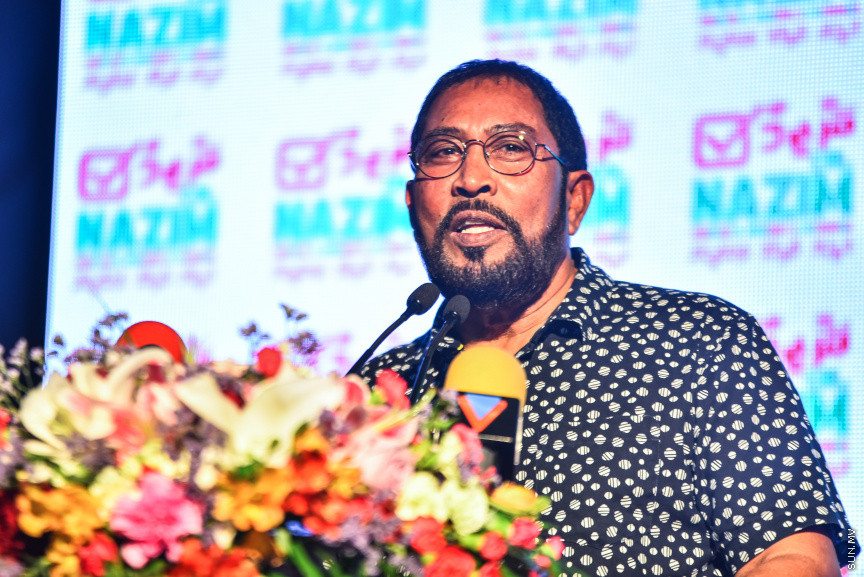 ޖެނުއަރީ 17، 2019: ކާނަލް ނާޒިމްގެ މަޖިލިސް ކެމްޕެއިން ރަސްމީކޮށް ފެށުން -- ސަން ފޮޓޯ/ ފަޔާޒު މޫސާ