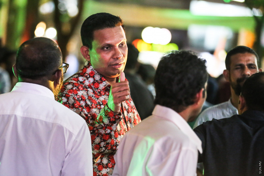 ޖެނުއަރީ 17، 2019: ކާނަލް ނާޒިމްގެ މަޖިލިސް ކެމްޕެއިން ރަސްމީކޮށް ފެށުން -- ސަން ފޮޓޯ/ ފަޔާޒު މޫސާ