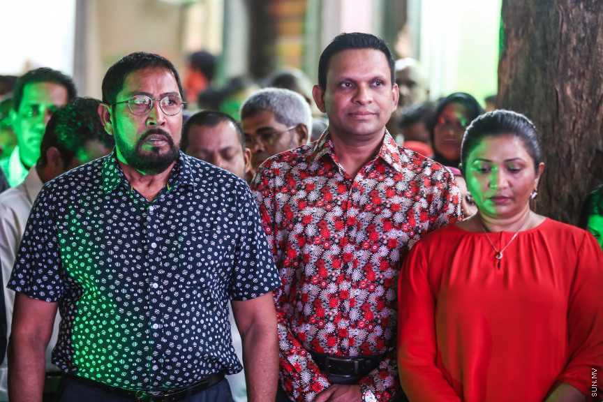 ޖެނުއަރީ 17، 2019: ކާނަލް ނާޒިމްގެ މަޖިލިސް ކެމްޕެއިން ރަސްމީކޮށް ފެށުން -- ސަން ފޮޓޯ/ ފަޔާޒު މޫސާ