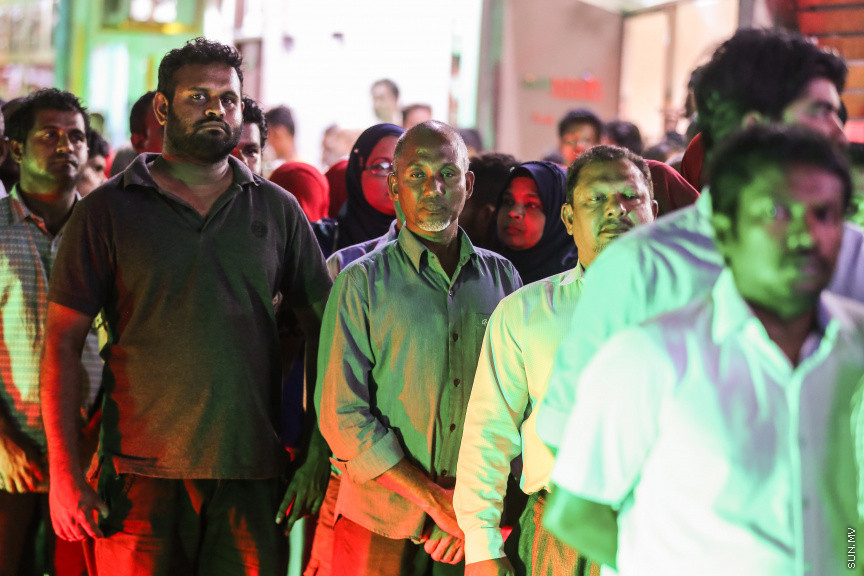 ޖެނުއަރީ 17، 2019: ކާނަލް ނާޒިމްގެ މަޖިލިސް ކެމްޕެއިން ރަސްމީކޮށް ފެށުން -- ސަން ފޮޓޯ/ ފަޔާޒު މޫސާ