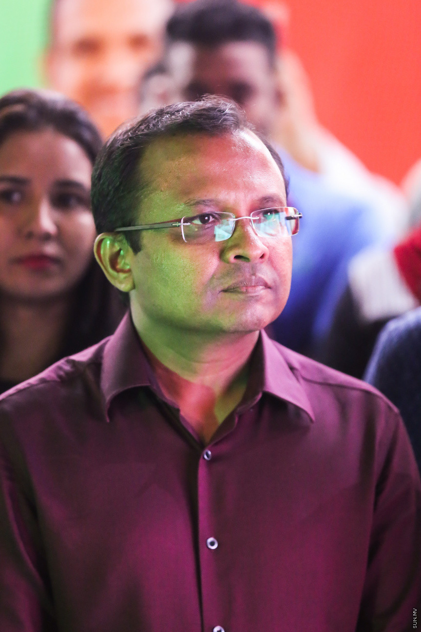 ޖެނުއަރީ 17، 2019: ކާނަލް ނާޒިމްގެ މަޖިލިސް ކެމްޕެއިން ރަސްމީކޮށް ފެށުން -- ސަން ފޮޓޯ/ ފަޔާޒު މޫސާ