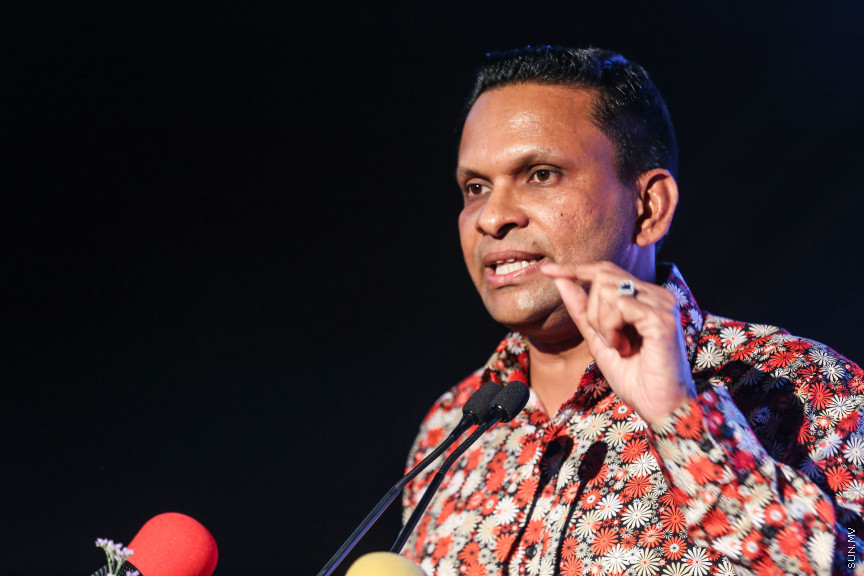 ޖެނުއަރީ 17، 2019: ކާނަލް ނާޒިމްގެ މަޖިލިސް ކެމްޕެއިން ރަސްމީކޮށް ފެށުން -- ސަން ފޮޓޯ/ ފަޔާޒު މޫސާ