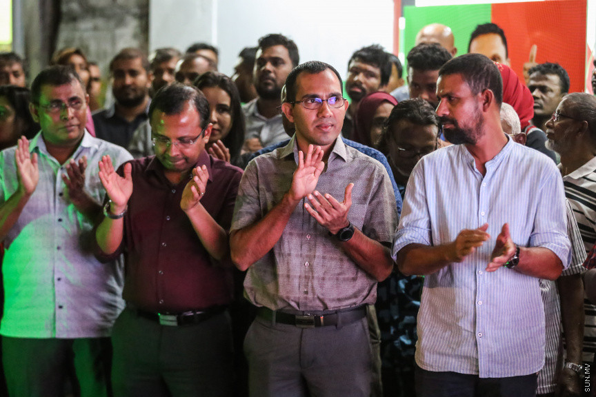 ޖެނުއަރީ 17، 2019: ކާނަލް ނާޒިމްގެ މަޖިލިސް ކެމްޕެއިން ރަސްމީކޮށް ފެށުން -- ސަން ފޮޓޯ/ ފަޔާޒު މޫސާ