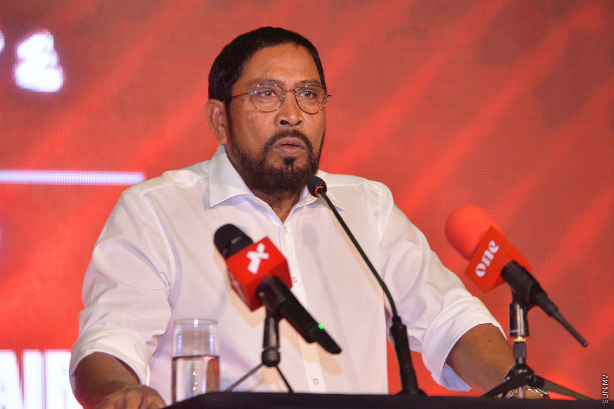 ޑރ. ޖަމީލްގެ މަޖިލިސް ކެމްޕެއިން ރަސްމީކޮށް ފެށުމަށް މިރޭ ވިލިމާލޭގައި ބޭއްވި ރަސްމިއްޔާތުގެ ތެރެއިން -- ސަން ފޮޓޯ/ އަހުމަދު އަވްޝަން އިލްޔާސް