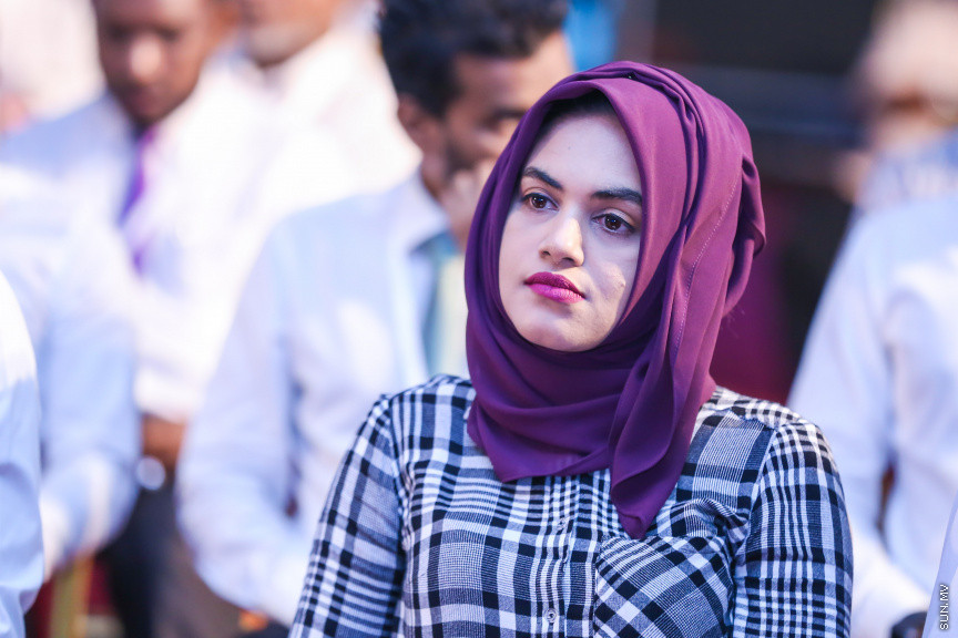 ޖެނުއަރީ 27، 2019: ކުރީގެ ރައީސް ޔާމީން އިސްވެ ހުންނަވައިގެން އުފައްދަވާ ޕީޕަލްސް ނޭޝަނަލް ކޮންގްރެސް (ޕީއެންސީ) އުފެއްދުމަށް ދަރުބާރުގޭގައި ބޭއްވި ޖަލްސާގެ ތެރެއިން -- ސަން ފޮޓޯ/ ފަޔާޒު މޫސާ