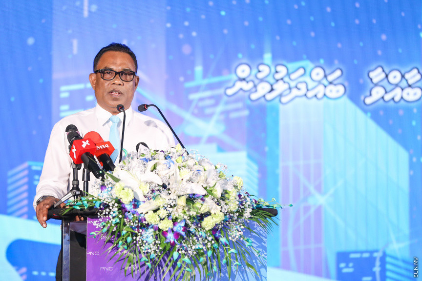 ޖެނުއަރީ 27، 2019: ކުރީގެ ރައީސް ޔާމީން އިސްވެ ހުންނަވައިގެން އުފައްދަވާ ޕީޕަލްސް ނޭޝަނަލް ކޮންގްރެސް (ޕީއެންސީ) އުފެއްދުމަށް ދަރުބާރުގޭގައި ބޭއްވި ޖަލްސާގެ ތެރެއިން -- ސަން ފޮޓޯ/ ފަޔާޒު މޫސާ