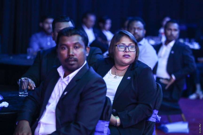 ޖެނުއަރީ 30، 2019: އެލައިޑް އިންޝުއަރެންސަށް 34އަހަރު ފުރުން ފާހަގަކުރުމުގެ ގޮތުން "އެލައިޑް ސްޕެޝަލް އިވެންޓު" ނަމުގައި ދަރުބާރުގޭގައި ބޭއްވި ރަސްމިއްޔާތުގެ ތެރެއިން -- ސަން ފޮޓޯ/ ފަޔާޒު މޫސާ