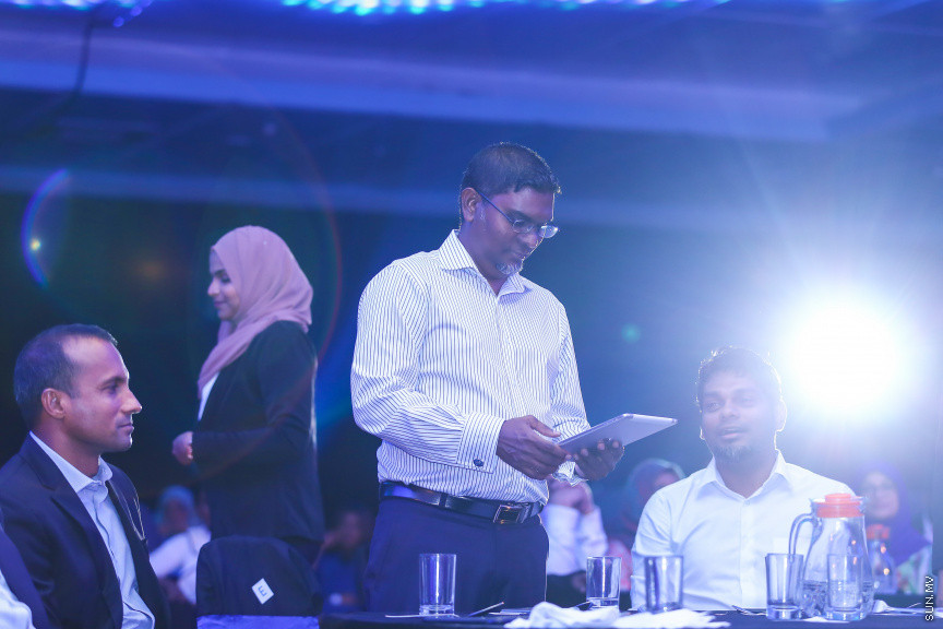 ޖެނުއަރީ 30، 2019: އެލައިޑް އިންޝުއަރެންސަށް 34އަހަރު ފުރުން ފާހަގަކުރުމުގެ ގޮތުން "އެލައިޑް ސްޕެޝަލް އިވެންޓު" ނަމުގައި ދަރުބާރުގޭގައި ބޭއްވި ރަސްމިއްޔާތުގެ ތެރެއިން -- ސަން ފޮޓޯ/ ފަޔާޒު މޫސާ