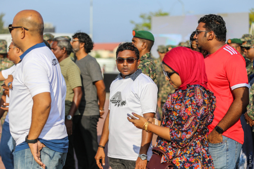 ފެބްރުއަރީ 1، 2019: 'މީތި ސަޅި' ނަމުގައި މަގުމަތީގެ ރައްކާތެރި ކަމަށް މީހުން ހޭލުންތެރި ކުރުވުމަށް ޓްރާންސްޕޯޓް މިނިސްޓްރީއިން އިސް ނަގައިގެން ބޭއްވި އިވެންޓުގެ ތެރެއިން -- ސަން ފޮޓޯ/ ފަޔާޒު މޫސާ