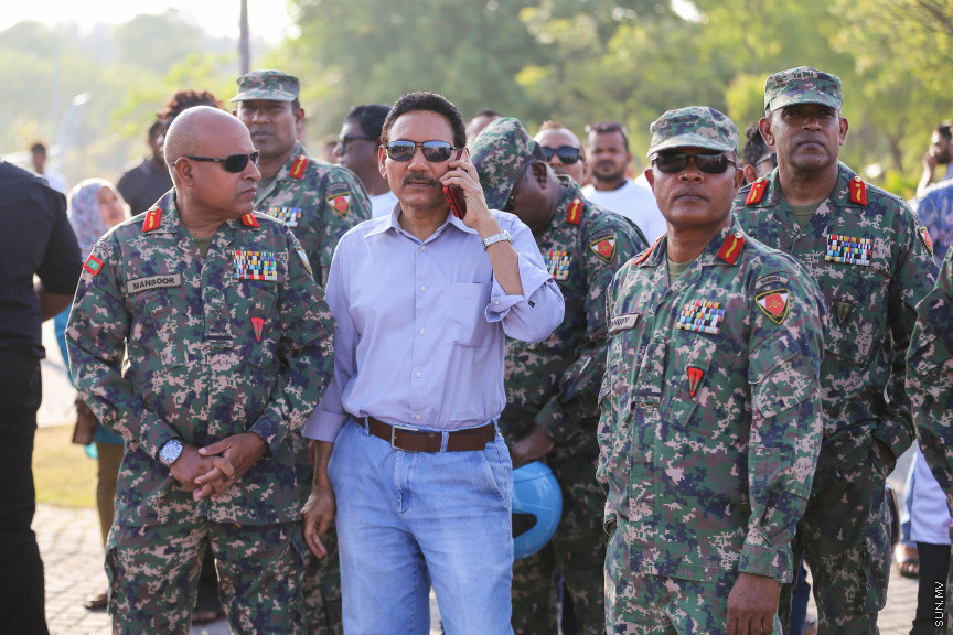ފެބްރުއަރީ 1، 2019: 'މީތި ސަޅި' ނަމުގައި މަގުމަތީގެ ރައްކާތެރި ކަމަށް މީހުން ހޭލުންތެރި ކުރުވުމަށް ޓްރާންސްޕޯޓް މިނިސްޓްރީއިން އިސް ނަގައިގެން ބޭއްވި އިވެންޓުގެ ތެރެއިން -- ސަން ފޮޓޯ/ ފަޔާޒު މޫސާ