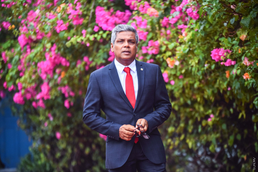 ފެބްރުއަރީ 7، 2019: އާއަހަރުގެ މަޖިލީސް ފެށުމުގެ ގޮތުން ރައީސުލް ޖުމްހޫރިއްޔާ އިބްރާހިމް މުހައްމަދު ސާލިހުގެ ރިޔާސީ ބަޔާން އިއްވުން -- ސަން ފޮޓޯ/ ފަޔާޒު މޫސާ