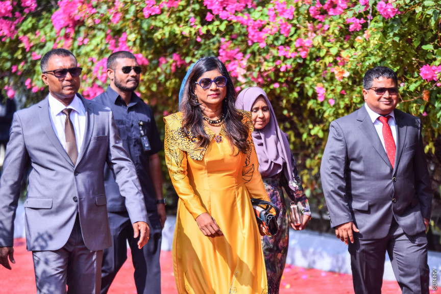 ފެބްރުއަރީ 7، 2019: އާއަހަރުގެ މަޖިލީސް ފެށުމުގެ ގޮތުން ރައީސުލް ޖުމްހޫރިއްޔާ އިބްރާހިމް މުހައްމަދު ސާލިހުގެ ރިޔާސީ ބަޔާން އިއްވުން -- ސަން ފޮޓޯ/ ފަޔާޒު މޫސާ