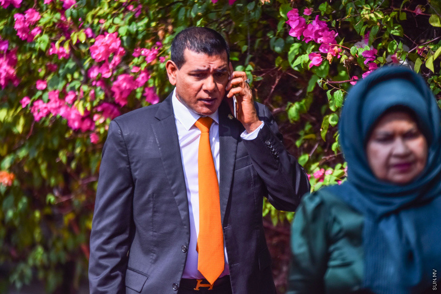 ފެބްރުއަރީ 7، 2019: އާއަހަރުގެ މަޖިލީސް ފެށުމުގެ ގޮތުން ރައީސުލް ޖުމްހޫރިއްޔާ އިބްރާހިމް މުހައްމަދު ސާލިހުގެ ރިޔާސީ ބަޔާން އިއްވުން -- ސަން ފޮޓޯ/ ފަޔާޒު މޫސާ