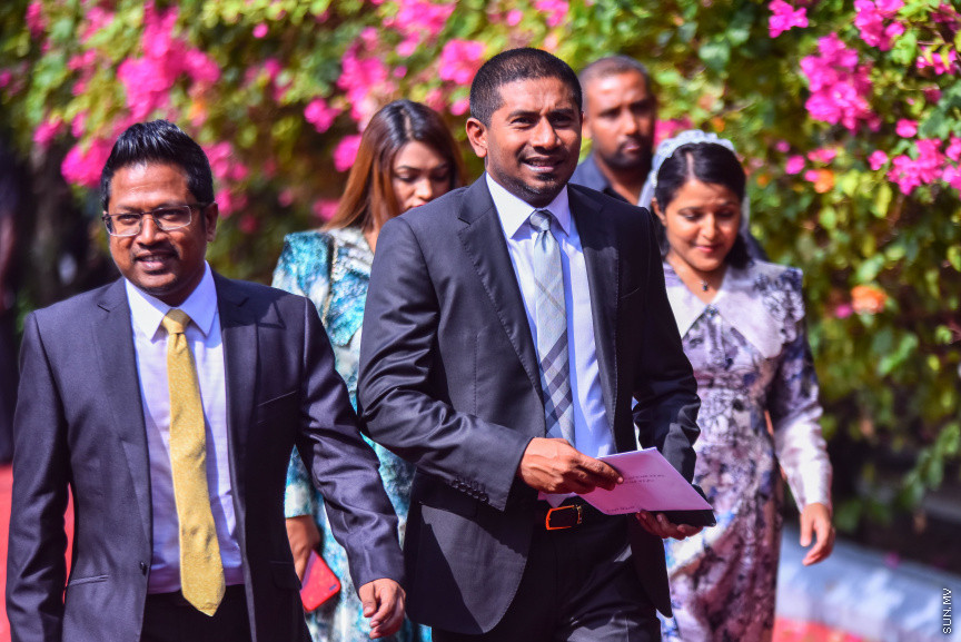 ފެބްރުއަރީ 7، 2019: އާއަހަރުގެ މަޖިލީސް ފެށުމުގެ ގޮތުން ރައީސުލް ޖުމްހޫރިއްޔާ އިބްރާހިމް މުހައްމަދު ސާލިހުގެ ރިޔާސީ ބަޔާން އިއްވުން -- ސަން ފޮޓޯ/ ފަޔާޒު މޫސާ