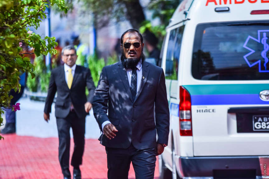 ފެބްރުއަރީ 7، 2019: ރައްޔިތުން މަޖިލިސް މި އަހަރަށް ހުޅުވުމަށް ބޭއްވި ފުރަތަމަ ޖަލްސާ: ރައީސް އިބްރާހިމް މުހައްމަދު ސޯލިހްގެ ފުރަތަމަ ރިޔާސީ ބަޔާން މިއަދުގެ ޖަލްސާގައި ވަނީ އިއްވާފައި -- ސަން ފޮޓޯ/ ފަޔާޒު މޫސާ