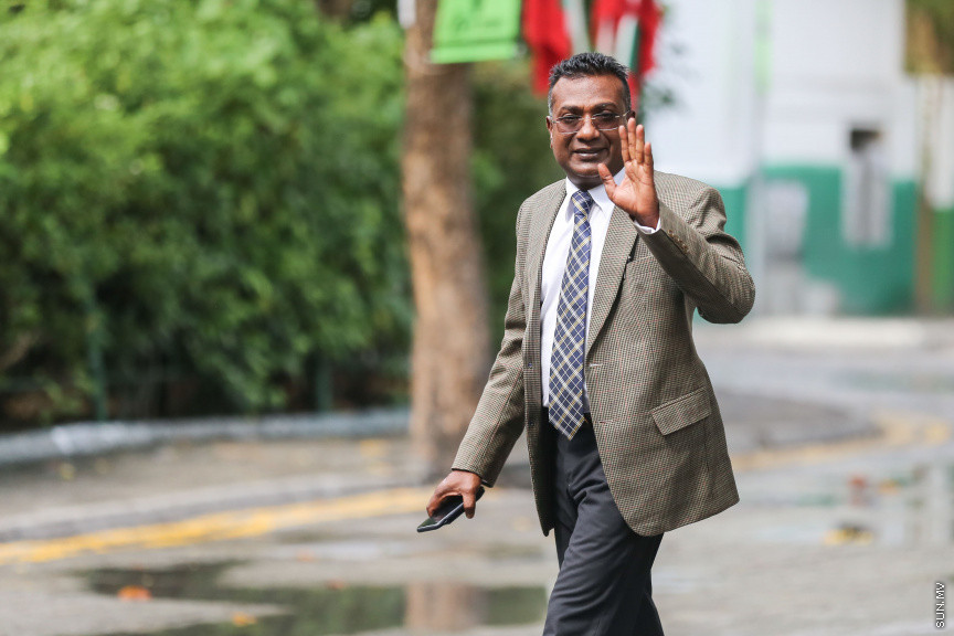 ފެބްރުއަރީ 7، 2019: ރައްޔިތުން މަޖިލިސް މި އަހަރަށް ހުޅުވުމަށް ބޭއްވި ފުރަތަމަ ޖަލްސާ: ރައީސް އިބްރާހިމް މުހައްމަދު ސޯލިހްގެ ފުރަތަމަ ރިޔާސީ ބަޔާން މިއަދުގެ ޖަލްސާގައި ވަނީ އިއްވާފައި -- ސަން ފޮޓޯ/ ފަޔާޒު މޫސާ