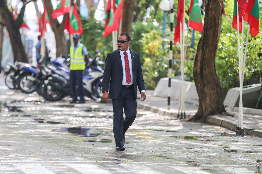 ފެބްރުއަރީ 7، 2019: ރައްޔިތުން މަޖިލިސް މި އަހަރަށް ހުޅުވުމަށް ބޭއްވި ފުރަތަމަ ޖަލްސާ: ރައީސް އިބްރާހިމް މުހައްމަދު ސޯލިހްގެ ފުރަތަމަ ރިޔާސީ ބަޔާން މިއަދުގެ ޖަލްސާގައި ވަނީ އިއްވާފައި -- ސަން ފޮޓޯ/ ފަޔާޒު މޫސާ