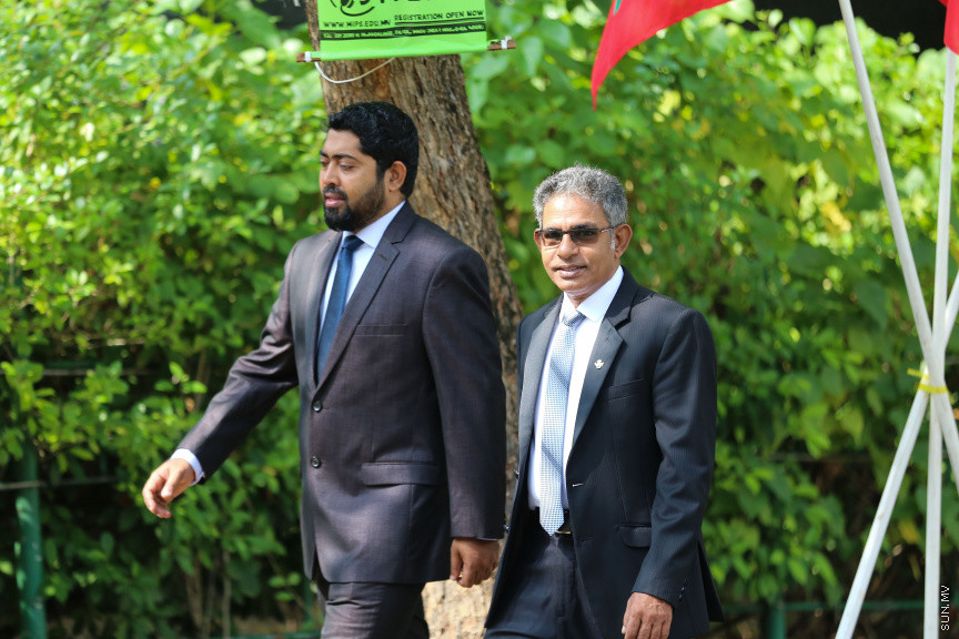 ފެބްރުއަރީ 7، 2019: ރައްޔިތުން މަޖިލިސް މި އަހަރަށް ހުޅުވުމަށް ބޭއްވި ފުރަތަމަ ޖަލްސާ: ރައީސް އިބްރާހިމް މުހައްމަދު ސޯލިހްގެ ފުރަތަމަ ރިޔާސީ ބަޔާން މިއަދުގެ ޖަލްސާގައި ވަނީ އިއްވާފައި -- ސަން ފޮޓޯ/ ފަޔާޒު މޫސާ