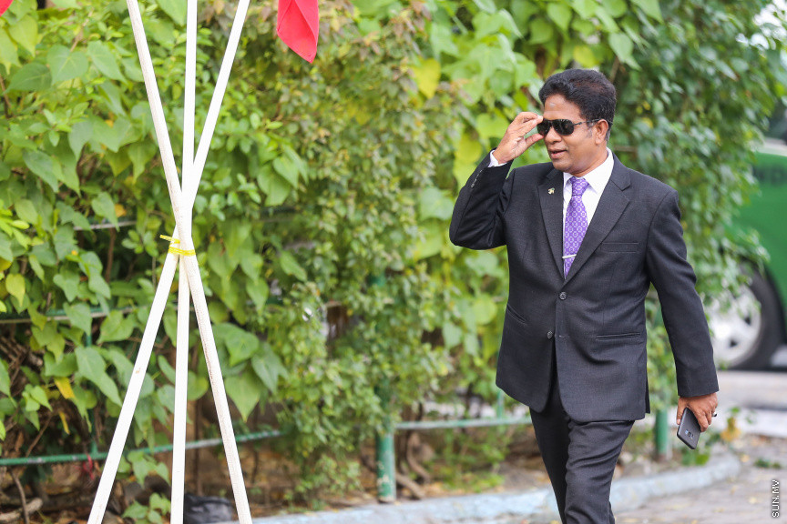 ފެބްރުއަރީ 7، 2019: ރައްޔިތުން މަޖިލިސް މި އަހަރަށް ހުޅުވުމަށް ބޭއްވި ފުރަތަމަ ޖަލްސާ: ރައީސް އިބްރާހިމް މުހައްމަދު ސޯލިހްގެ ފުރަތަމަ ރިޔާސީ ބަޔާން މިއަދުގެ ޖަލްސާގައި ވަނީ އިއްވާފައި -- ސަން ފޮޓޯ/ ފަޔާޒު މޫސާ