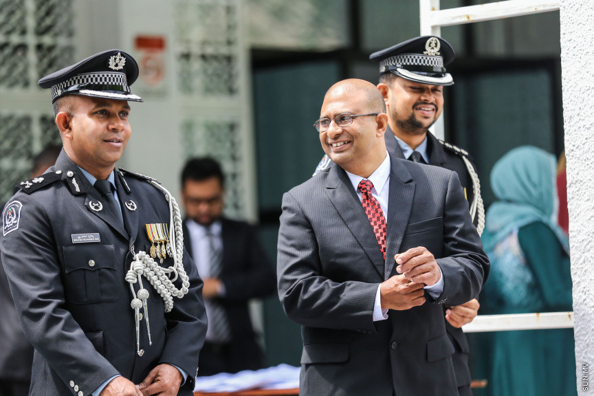 ފެބްރުއަރީ 7، 2019: ރައްޔިތުން މަޖިލިސް މި އަހަރަށް ހުޅުވުމަށް ބޭއްވި ފުރަތަމަ ޖަލްސާ: ރައީސް އިބްރާހިމް މުހައްމަދު ސޯލިހްގެ ފުރަތަމަ ރިޔާސީ ބަޔާން މިއަދުގެ ޖަލްސާގައި ވަނީ އިއްވާފައި -- ސަން ފޮޓޯ/ ފަޔާޒު މޫސާ