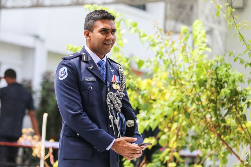 ފެބްރުއަރީ 7، 2019: ރައްޔިތުން މަޖިލިސް މި އަހަރަށް ހުޅުވުމަށް ބޭއްވި ފުރަތަމަ ޖަލްސާ: ރައީސް އިބްރާހިމް މުހައްމަދު ސޯލިހްގެ ފުރަތަމަ ރިޔާސީ ބަޔާން މިއަދުގެ ޖަލްސާގައި ވަނީ އިއްވާފައި -- ސަން ފޮޓޯ/ ފަޔާޒު މޫސާ