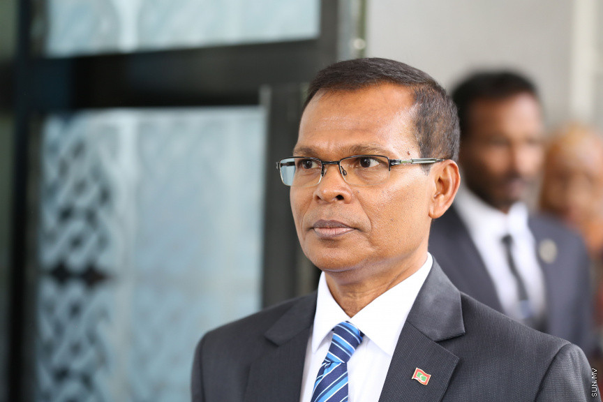 ފެބްރުއަރީ 7، 2019: އާއަހަރުގެ މަޖިލީސް ފެށުމުގެ ގޮތުން ރައީސުލް ޖުމްހޫރިއްޔާ އިބްރާހިމް މުހައްމަދު ސާލިހުގެ ރިޔާސީ ބަޔާން އިއްވުން -- ސަން ފޮޓޯ/ ފަޔާޒު މޫސާ