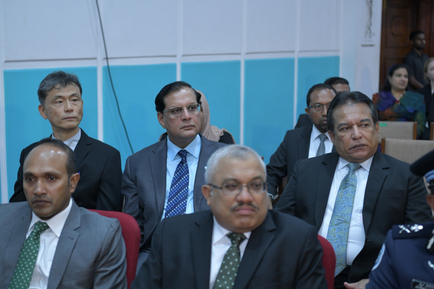 ފެބްރުއަރީ 7، 2019: ރައްޔިތުން މަޖިލިސް މި އަހަރަށް ހުޅުވުމަށް ބޭއްވި ފުރަތަމަ ޖަލްސާ: ރައީސް އިބްރާހިމް މުހައްމަދު ސޯލިހްގެ ފުރަތަމަ ރިޔާސީ ބަޔާން މިއަދުގެ ޖަލްސާގައި ވަނީ އިއްވާފައި -- ފޮޓޯ/ ރައީސް އޮފީސް