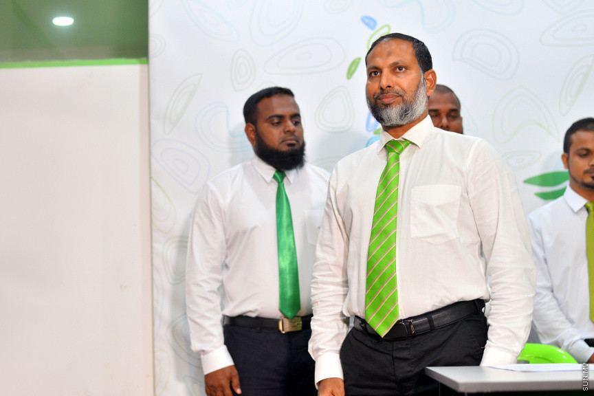 ފެބްރުއަރީ 13، 2019: މަޖިލިސް އިންތިހާބުގައި އަދާލަތް ޕާޓީގެ ފަރާތުން ވާދަ ކުރައްވާ ކެންޑިޑޭޓުންނަށް ޓިކެޓް ހަވާލުކުރުމަށް ބޭއްވި ރަސްމިއްޔާތުގެ ތެރެއިން -- ސަން ފޮޓޯ/ ފަޔާޒު މޫސާ
