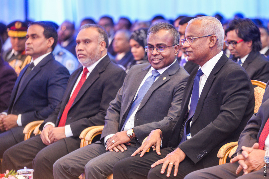 ފެބްރުއަރީ 18، 2019: ޖުޑިޝަލް އިއާ 2019ވަނަ އިފްތިތާހްކުރުމަށް ދަރުބާރުގޭގައި ބޭއްވި ހާއްސަ ރަސްމިއްޔާތުގެ ތެރެއިން -- ސަން ފޮޓޯ/ ފަޔާޒު މޫސާ
