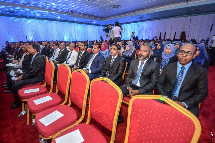 ފެބްރުއަރީ 18، 2019: ޖުޑިޝަލް އިއާ 2019ވަނަ އިފްތިތާހްކުރުމަށް ދަރުބާރުގޭގައި ބޭއްވި ހާއްސަ ރަސްމިއްޔާތުގެ ތެރެއިން -- ސަން ފޮޓޯ/ ފަޔާޒު މޫސާ