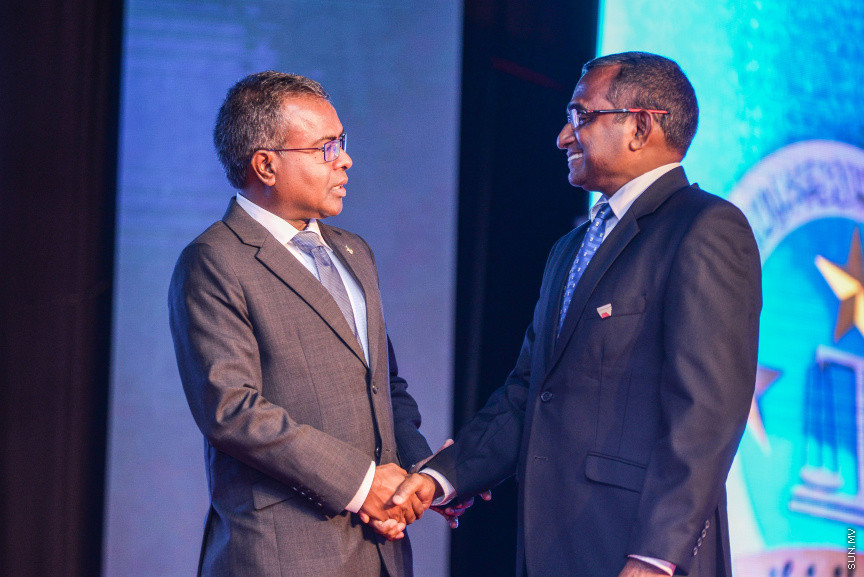 ފެބްރުއަރީ 18، 2019: ޖުޑިޝަލް އިއާ 2019ވަނަ އިފްތިތާހްކުރުމަށް ދަރުބާރުގޭގައި ބޭއްވި ހާއްސަ ރަސްމިއްޔާތުގެ ތެރެއިން -- ސަން ފޮޓޯ/ ފަޔާޒު މޫސާ
