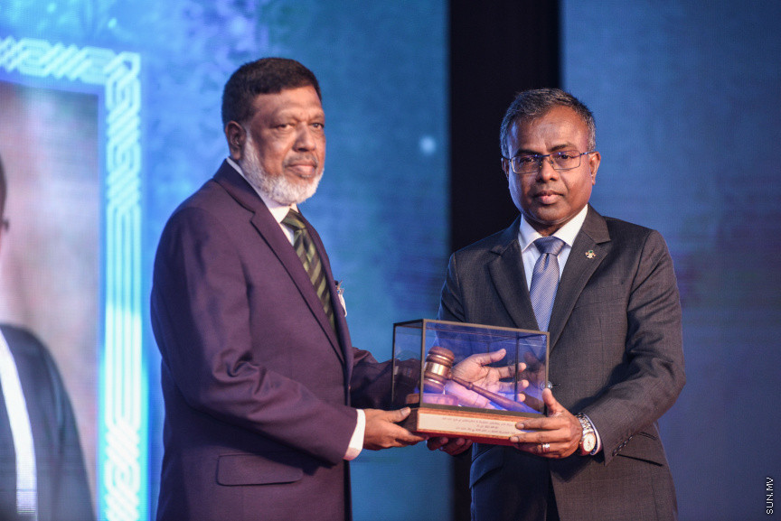ފެބްރުއަރީ 18، 2019: ޖުޑިޝަލް އިއާ 2019ވަނަ އިފްތިތާހްކުރުމަށް ދަރުބާރުގޭގައި ބޭއްވި ހާއްސަ ރަސްމިއްޔާތުގެ ތެރެއިން -- ސަން ފޮޓޯ/ ފަޔާޒު މޫސާ