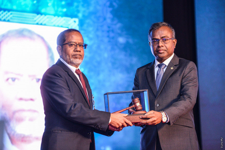 ފެބްރުއަރީ 18، 2019: ޖުޑިޝަލް އިއާ 2019ވަނަ އިފްތިތާހްކުރުމަށް ދަރުބާރުގޭގައި ބޭއްވި ހާއްސަ ރަސްމިއްޔާތުގެ ތެރެއިން -- ސަން ފޮޓޯ/ ފަޔާޒު މޫސާ