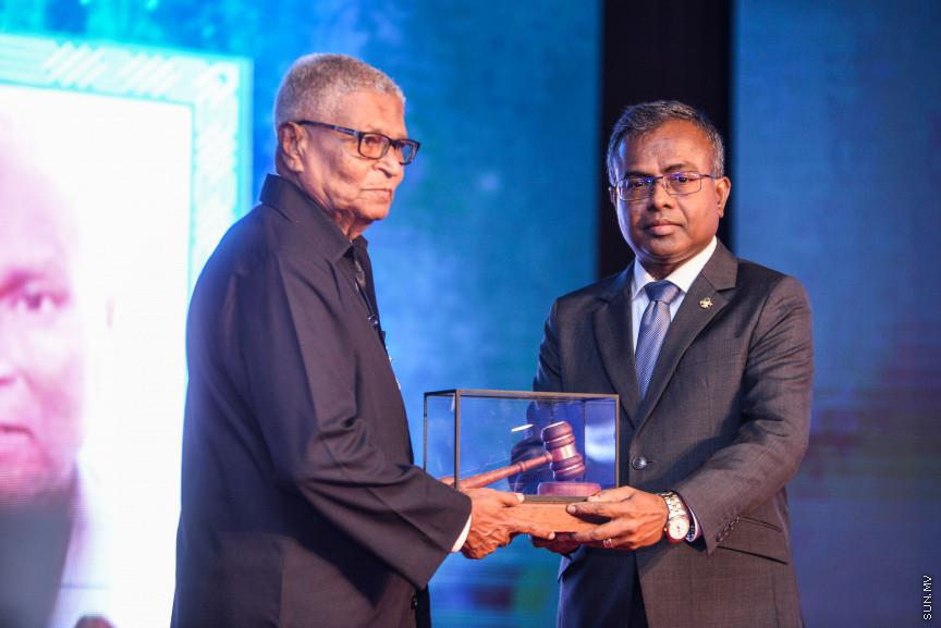 ފެބްރުއަރީ 18، 2019: ޖުޑިޝަލް އިއާ 2019ވަނަ އިފްތިތާހްކުރުމަށް ދަރުބާރުގޭގައި ބޭއްވި ހާއްސަ ރަސްމިއްޔާތުގެ ތެރެއިން -- ސަން ފޮޓޯ/ ފަޔާޒު މޫސާ