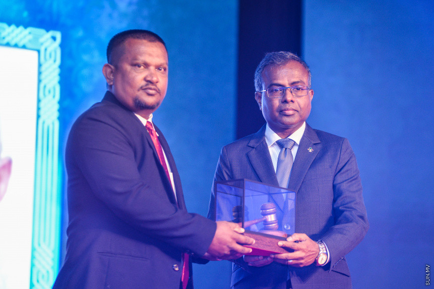 ފެބްރުއަރީ 18، 2019: ޖުޑިޝަލް އިއާ 2019ވަނަ އިފްތިތާހްކުރުމަށް ދަރުބާރުގޭގައި ބޭއްވި ހާއްސަ ރަސްމިއްޔާތުގެ ތެރެއިން -- ސަން ފޮޓޯ/ ފަޔާޒު މޫސާ