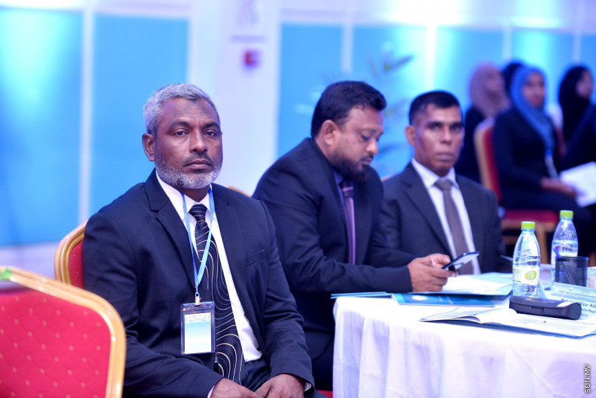 ފެބްރުއަރީ 19، 2019: ޖުޑިޝަލް ކޮންފަރެންސް ފެށުމަށް ދަރުބާރުގޭގައި ބޭއްވި ރަސްމިއްޔާތުގެ ތެރެއިން -- ސަން ފޮޓޯ/ ފަޔާޒު މޫސާ
