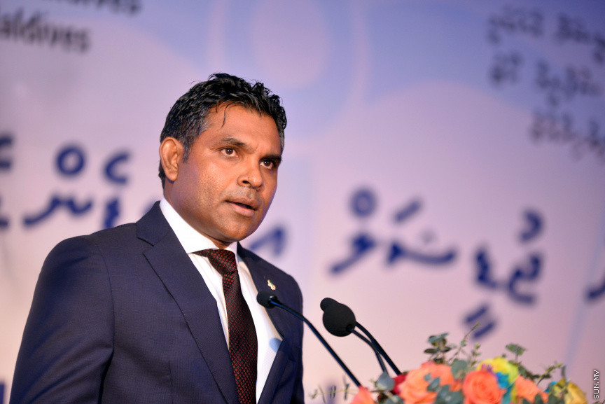 ފެބްރުއަރީ 19، 2019: ޖުޑިޝަލް ކޮންފަރެންސް ފެށުމަށް ދަރުބާރުގޭގައި ބޭއްވި ރަސްމިއްޔާތުގެ ތެރެއިން -- ސަން ފޮޓޯ/ ފަޔާޒު މޫސާ