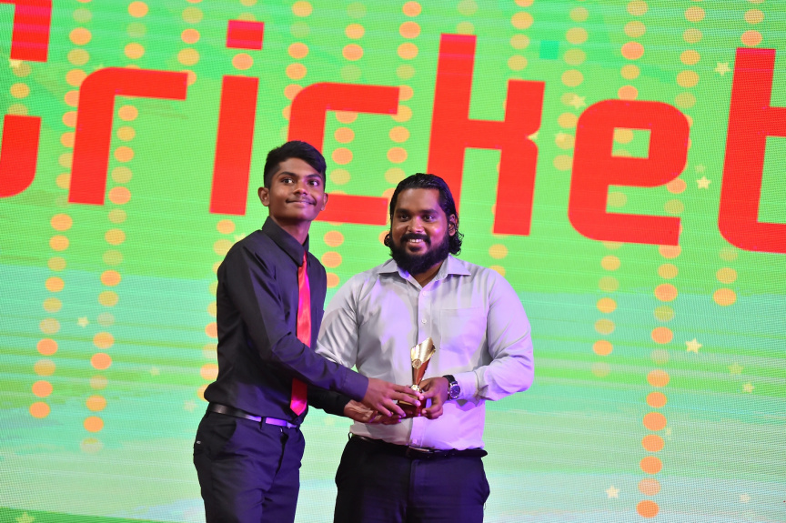 ކްރިކެޓް އެވޯޑް ހަފްލާގެ ތެރެއިން--- ފޮޓޯ/ރައީސް އޮފީސް