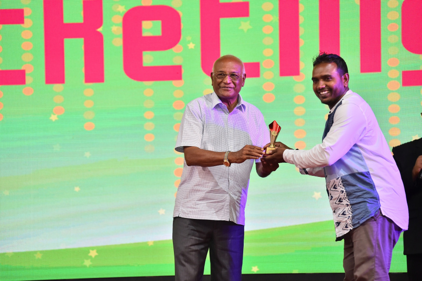 ކްރިކެޓް އެވޯޑް ހަފްލާގެ ތެރެއިން--- ފޮޓޯ/ރައީސް އޮފީސް