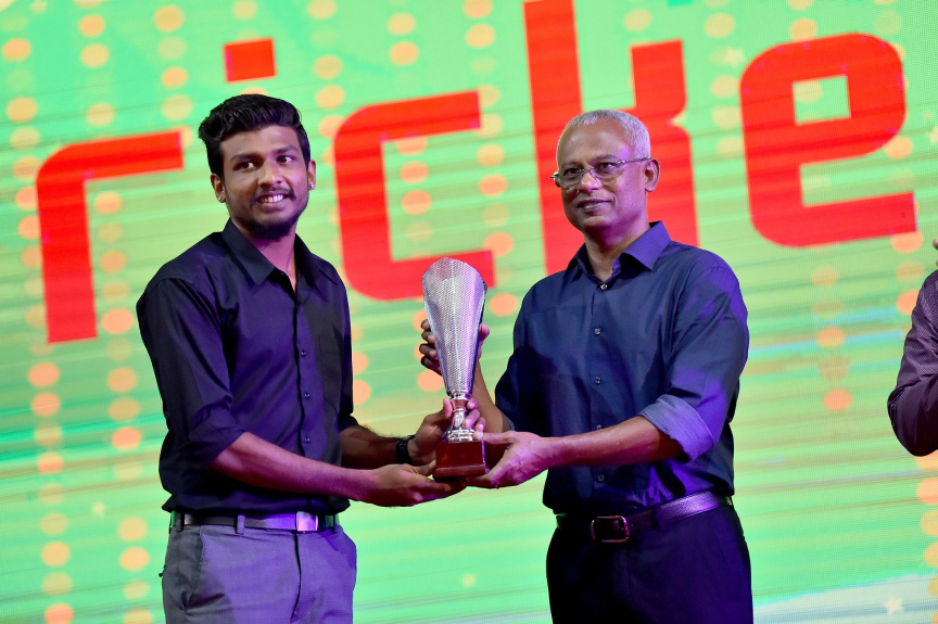ކްރިކެޓް އެވޯޑް ހަފްލާގެ ތެރެއިން--- ފޮޓޯ/ރައީސް އޮފީސް