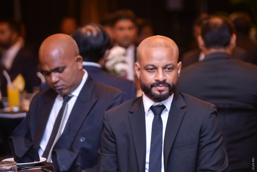 ފެބްރުއަރީ 23، 2019: ކޯޕަރޭޓް މޯލްޑިވްސްއިން އިންތިޒާމުކޮށްގެން ކުރިއަށް ގެންދާ "ގޯލްޑް 100" އެވޯޑްސް ހަފްލާގެ ތެރެއިން -- ސަން ފޮޓޯ/ ފަޔާޒު މޫސާ