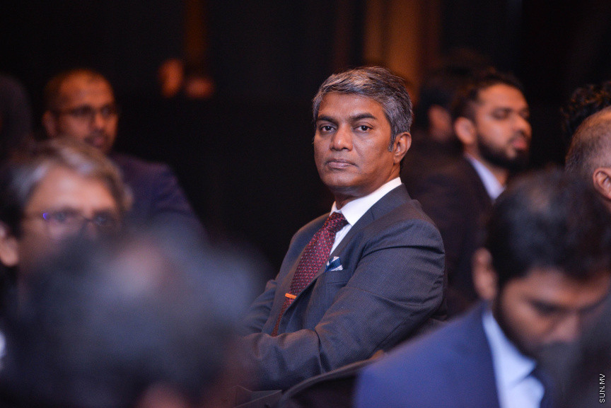 ފެބްރުއަރީ 23، 2019: ކޯޕަރޭޓް މޯލްޑިވްސްއިން އިންތިޒާމުކޮށްގެން ކުރިއަށް ގެންދާ "ގޯލްޑް 100" އެވޯޑްސް ހަފްލާގެ ތެރެއިން -- ސަން ފޮޓޯ/ ފަޔާޒު މޫސާ