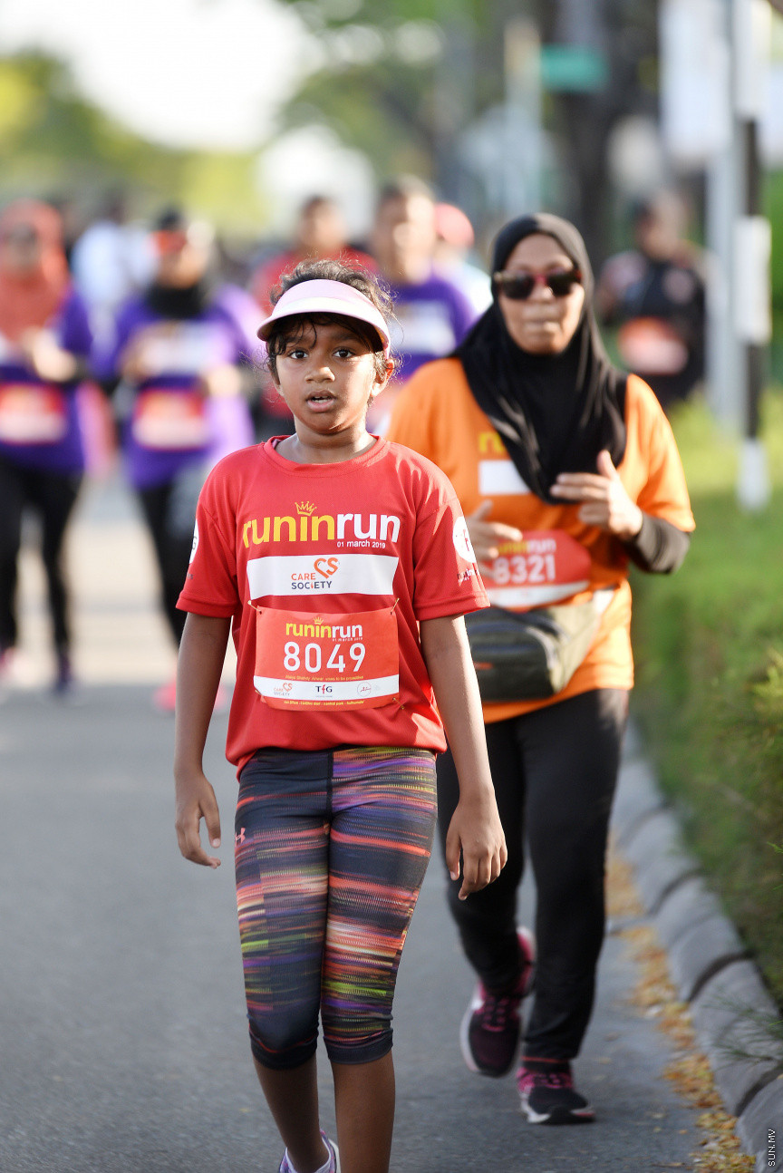 މާޗް 1، 2019: އަންހެނުން ކަސްރަތަށް ހޭލުންތެރި ކުރުވައި ކަސްރަތުގެ މުހިންމުކަން އަންގައި ދިނުމަށް އަންހެނުންނަށް ހާއްސަކޮށްގެން ޓީއެފްޖީގެ ފަރާތުން ރަނިން ރަންގެ ތެރެއިން -- ސަން ފޮޓޯ/ ފަޔާޒު މޫސާ