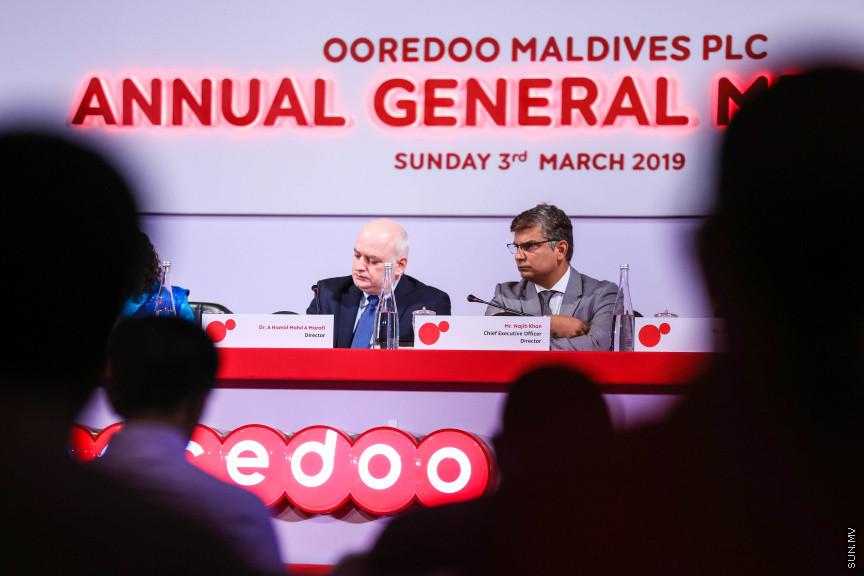 މާޗް 3، 2019: އުރީދޫގެ 2018ވަނަ އަހަރުގެ އަހަރީ އާންމު ޖަލްސާގެ ތެރެއިން -- ސަން ފޮޓޯ/ ފަޔާޒު މޫސާ