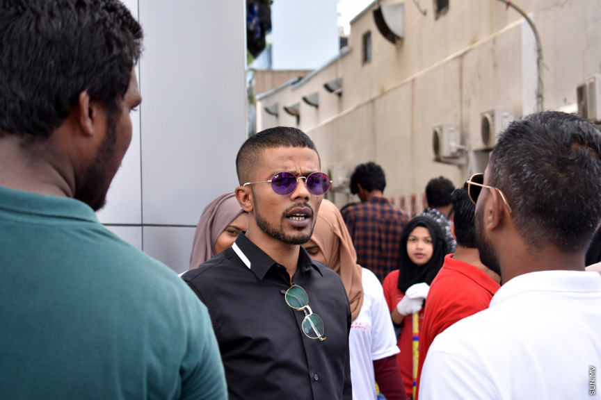 މާލެ ، 16 މާޗު 2019 - އަލްހާންގެ ކެމްޕެއިން ޓީމުން ބޭއްވި ހެއްވޭރު ސާފުކުރުމުގެ ހަރަކާތުގެ ތެރެއިން -- ސަން ފޮޓޯ/ އަހުމަދު އަވްޝަން އިލްޔާސް