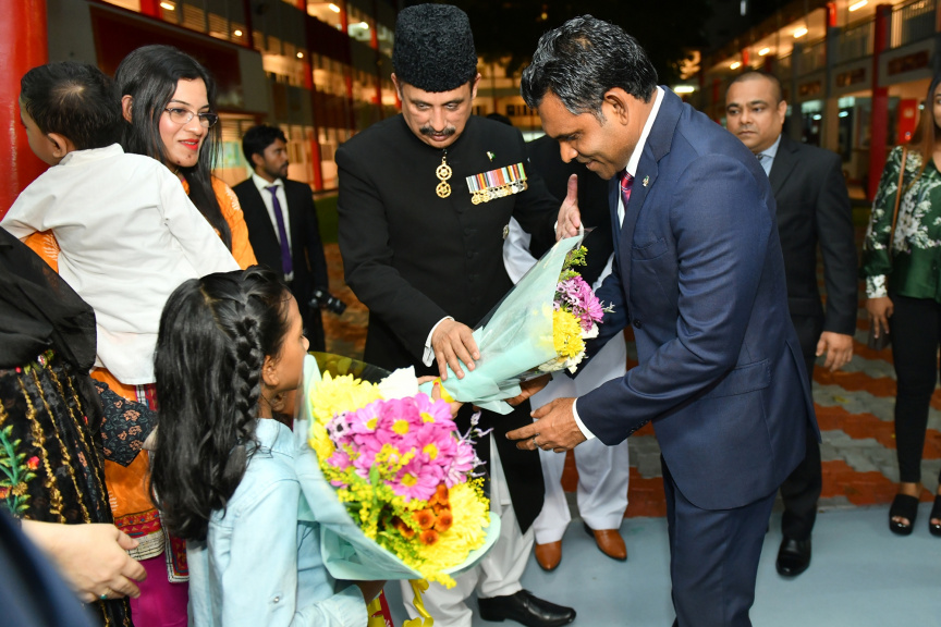  79 ވަނަ "ޕާކިސްތާން ޑޭ" ފާހަގަ ކުރުމުގެ ހަފްލާގެ ތެރެއިން-- ފޮޓޯ / ރައީސް އޮފީސް 