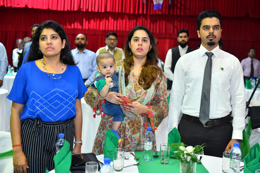  79 ވަނަ "ޕާކިސްތާން ޑޭ" ފާހަގަ ކުރުމުގެ ހަފްލާގެ ތެރެއިން-- ފޮޓޯ / ރައީސް އޮފީސް 