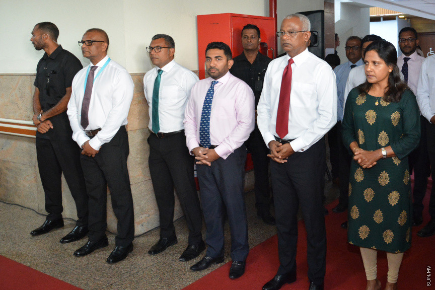 އައި.ޖީ.އެމް.އެޗްގެ މެންޓަލް ހެލްތު ސެންޓަރު ރައީސުލްޖުމްހޫރިއްޔާ ހުޅުވައިދެއްވުން -- ސަން ފޮޓޯ/ އަހުމަދު އަވްޝަން އިލްޔާސް