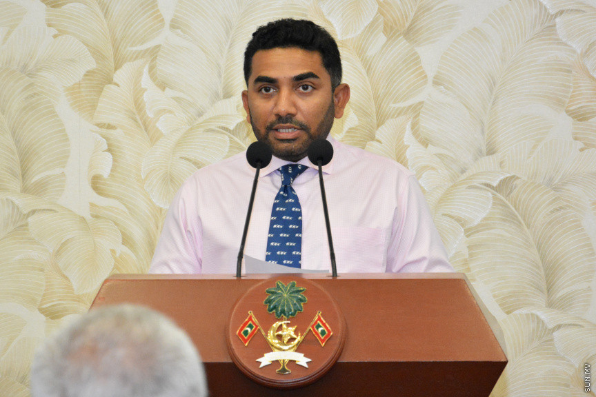 އައި.ޖީ.އެމް.އެޗްގެ މެންޓަލް ހެލްތު ސެންޓަރު ރައީސުލްޖުމްހޫރިއްޔާ ހުޅުވައިދެއްވުން -- ސަން ފޮޓޯ/ އަހުމަދު އަވްޝަން އިލްޔާސް