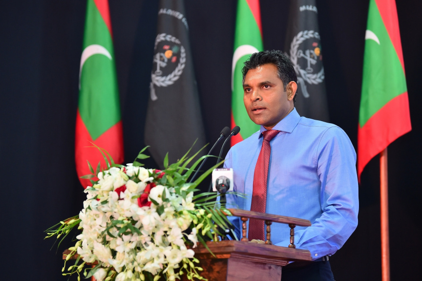ރައީސުލްޖުމްހޫރިއްޔާގެ ނާއިބު، މާފުށީ ޖަލުގައި "އުރީދޫ ސްމާޓް ކެމްޕަސް" އިފްތިތާހު ކޮށްދެއްވުން -- ފޮޓޯ/ ރައީސް އޮފީސް